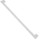 White glass fridge shelf plastic front trim - 2062739053 - p.999
