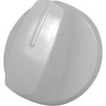White gas hob control knob - c.64