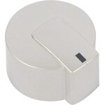 Silver gas hob control knob - c.500
