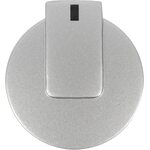 Silver gas hob control knob - c.500