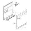 Dishwasher door panel peg kit - 50290016000 - p.563