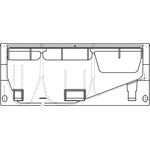 Washing machine detergent drawer assembly - 50245085001 - p.307