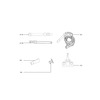 Vacuum cleaner floor nozzle - 2192334015 - p.999B