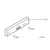 Aluminium dishwasher cycle button - 1118855376 - p.525A