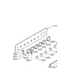 Cooker control knob spring - c.260