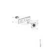 Cooker back fan panel bolt - c.531