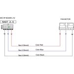 Cable, wire harness, fan motor, drying - 8081670021 - p.999