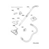 Vacuum cleaner complete handle - 1099172080 - p.127A